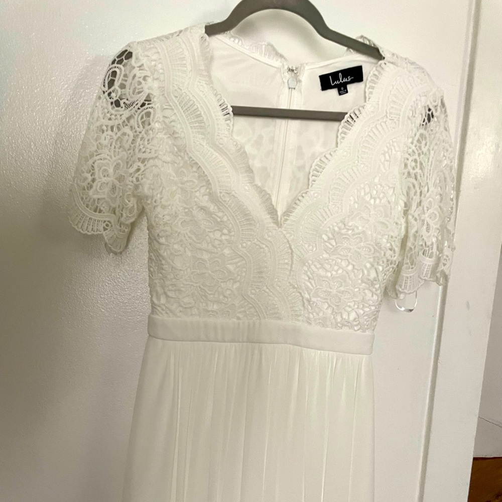 Small, Lulus, White dress
